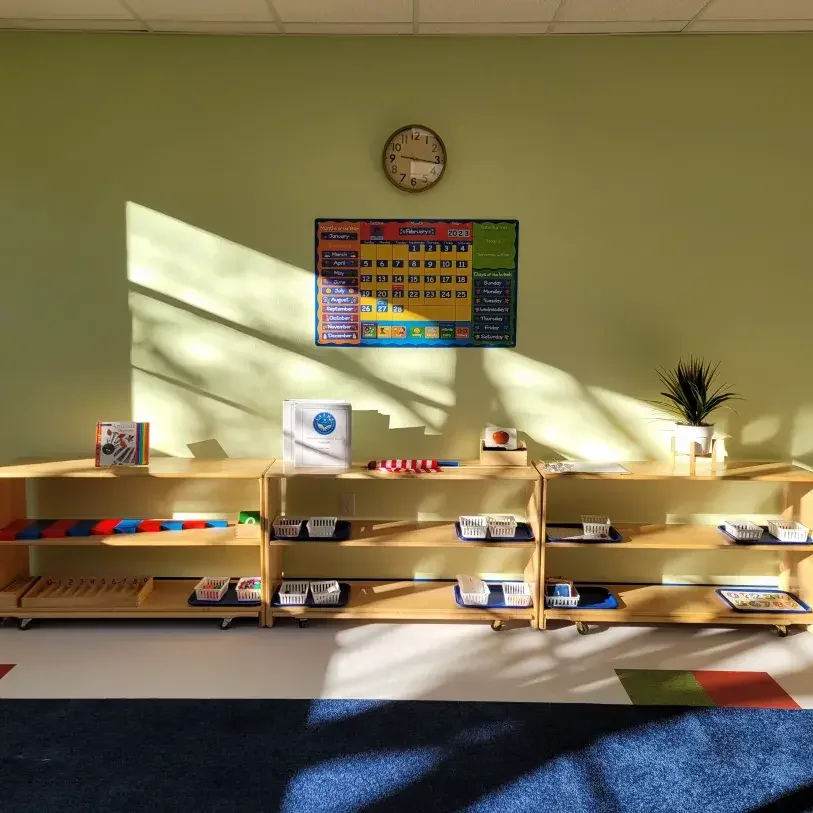Montessori Early Learning & Sensorial Materials Room