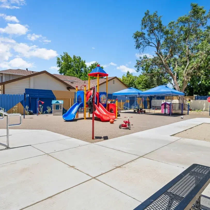 Enclosed Outdoor Playground & Motor Activity Grounds