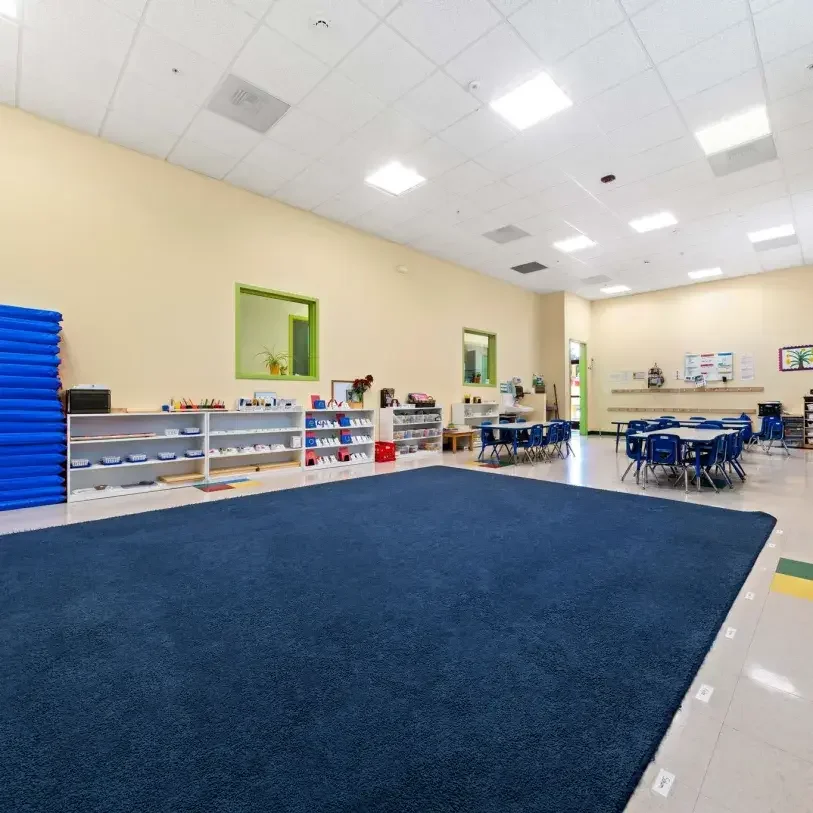 Spacious Montessori Primary Classroom