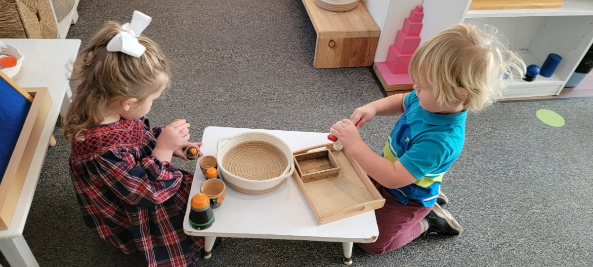 Early childhood learning space and classroom environment for Diablo Valley Montessori School, Inc. #2 (Diablo Valley Montessori School).