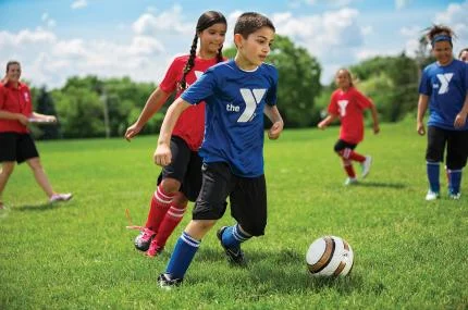 Outdoor play and developmental activity environment for YMCA - Schallenberger (YMCA of Silicon Valley Child Care).